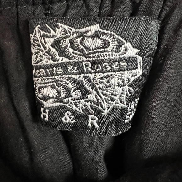 Hearts & Roses Brocade Lace Up Corset Dress Red Black Floral Fairy Goth Sz 14 - Picture 7 of 15